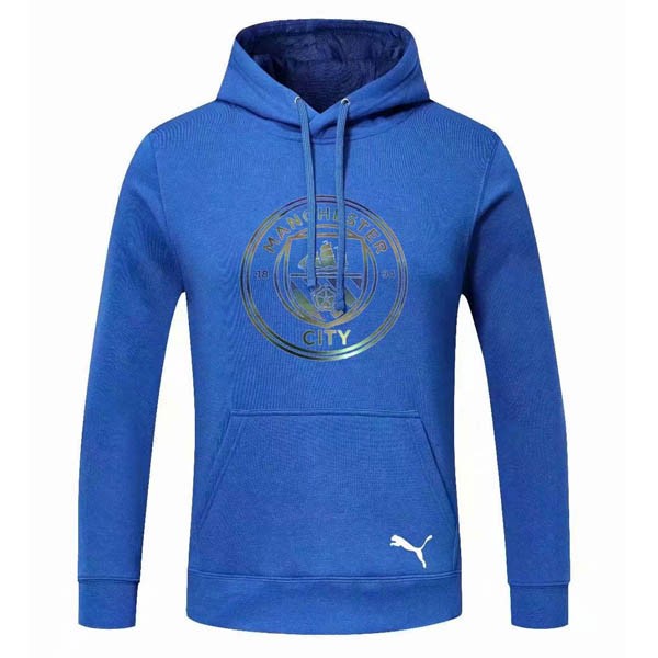 Hoodies Manchester City 2020-21 Blau Marine Fussballtrikots Günstig